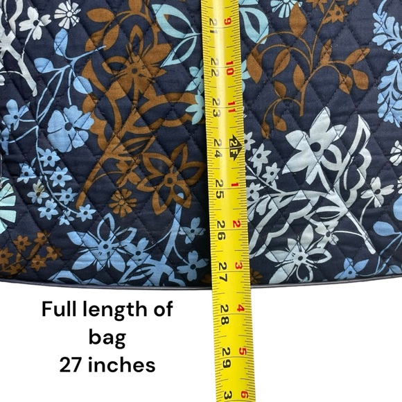 Vera Bradley Java Floral Tote/Laptop/Shoulder Bag Purse Quilted 12.5 x 14.5 - Picture 14 of 16